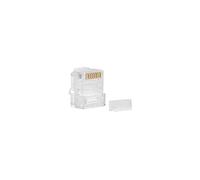 LANBERG CONECTOR DE Red RJ45 PLU-6000 Para CABLEADO UTP CAT6 Bolsa DE 100 UNIDADES