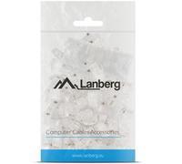 LANBERG RJ45 PLU-6000 CONNECTEUR DE RÉSEAU POUR LE CÂBLAGE UTP CAT6 SACHET DE 100 UNITÉS