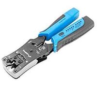 Lanberg Pince à sertir pour câbles NT-0203 Noir et bleu