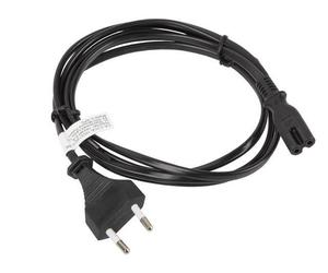 Lanberg EIGHT Schuko mâle vers IEC 320 C7 EU câble d'alimentation mâle 1,8 mètres noir CA-C7CA-10CC-0018-BK