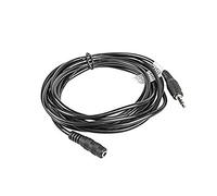 lanberg env.-mjfj 10cc-0030 BK Câble Audio Jack stéréo mâle vers Jack 3,5 mm Femelle, 3 m Noir
