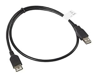 lanberg env.-usbe 10cc 0007 -BK USB 2.0 A mâle vers USB A Femelle Extender, 70 cm Noir