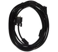 lanberg env.-vgac 10cc-0050 B VGA (15 Broches) vers fiche VGA (15 Broches) Câble avec Noyau de ferrite 5 m Noir