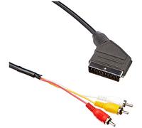 lanberg Eurc from 10cc 0018 Câble péritel RCA Audio vidéo 3 x 1,8 m Noir