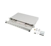 Lanberg Fiber Optic Distriion Box 12XSC simplex/12XLC duplex rack 19 1U gray + accessories - 5901969430608