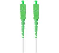Lanberg FO-SASA-SS21-0100-WH câble InfiniBand et à fibres optiques 10 m SC Vert, Blanc