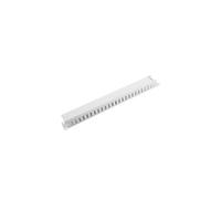 Lanberg AK-1202-S Panneau de Gestion de Câbles 1U 19" Gris Plastique, Dimensions 482.6 x 78.7 x 44 mm, Poids 320g