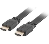 lanberg hdmi cable male/male v2.0 4k flat 5m black