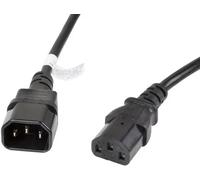 Lanberg IEC 320 C13 -> C14 3m VDE power cable extender black