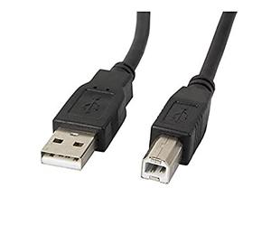lanberg Imprimante de câble USB Mâle/USB Ferrite mâle 1,8 m Noir