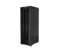 LANBERG Juodas Armoire 42U 800 x 1000 cm avec Porte en Verre LCD