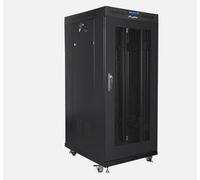 LANBERG CABINET DINSTALLATION RACK 19 STAND 27U 600X800 NOIR PERFORÉ LCD PORTE (FLAT PACK) - FF01-6827-23BL
