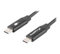 Lanberg Kabel Usb-C M/M Usb2 0,5M Quick Charge 4.0 Schwarz