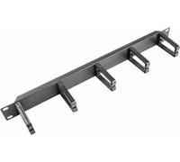 Lanberg Kabelführungspanel 19" 5 Halter 1U Typ B schwarz