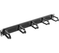 Lanberg Kabelführungspanel 19" Bürstenleiste Typ B schwarz