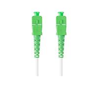 Lanberg Câble fibre optique LATIGEUR 10 m Monomode SC/APC-SC/APC Simplex G657B3 LSZH Blanc