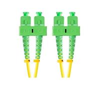 lanberg LATIGUILLE FIBRE 1M MONO SC/APC-SC/APC DUPLEX G657A1 LSZH JAUNE