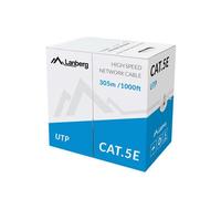 Lanberg Câble réseau rigide LCU5-10CC-0305-S Cat5e UTP 305 m Gris