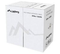 BOBINA CAT.5E LANBERG UTP RJ45 SOLIDO COBRE FLUKE TESTED AWG24 305M AMARILLO
