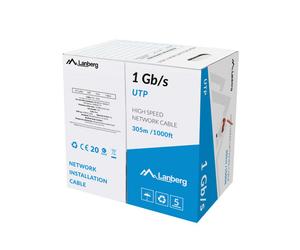 Lanberg LCU6-10CC-0305-R câble de réseau Rouge 305 m U/UTP (UTP)
