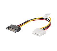 LANBERG Molex Câble d'alimentation Femelle/SATA mâle 15cm