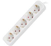 Lanberg Multiprise SCHUKO ECRAN 5 prises 1,5 m blanche