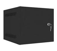Lanberg Rack mural 10" 4U 280x310 Flat Pack AUTOENSAM Noir PTA Métallique