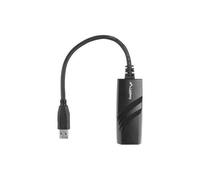 Lanberg nc-1000-01 adaptateur de câble usb vers rj-45 noir