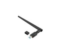 Lanberg NC-1200-WIE : Carte réseau Interne WLAN USB, Wi-Fi 5 (802.11ac) Bi-bande 2.4/5GHz, Débit 1200Mbps, Antenne 2x2, Compatible Windows/macOS/Linux