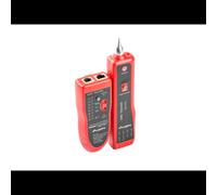 Lanberg NT-0501 Testeur de Câble Réseau RJ-11/RJ-12/RJ-45 Longueur 250m Batterie Intégrée Indicateurs LED avec Câble LAN RJ-45 Inclus