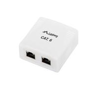 Lanberg OS6-0002-W changeur de genre de câble 2 x RJ-45 Blanc