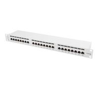 Lanberg Panneau De Brassage Gris 24 Ports Rj-45 Cat 5e