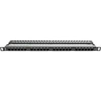 Lanberg patch panel PPU5-0024-B 24 ports 0.5U cat.5e noir