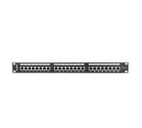 LANBERG PATCH PANEL PPU6-0024-B 24 PORTS CATÉGORIE 6 19 0.5U NOIR