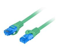 Lanberg Patchcord S/ftp Cat.6a 3m Green Lszh - Network - Cat 6a (pcf6a-10cc-0300-g)