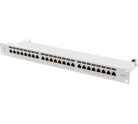 Lanberg Patchpanel 24-Port 1U 19" Cat. 7 FTP geschirmt grau