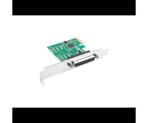 Lanberg PCE-LPT-001 : Carte PCIe vers Série, Interface Interne, Support Windows/Linux, Dimensions 60x73x19mm, Température de Fonctionnement 0-80°C