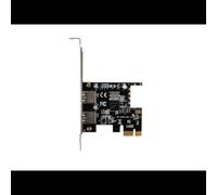Lanberg PCE-US3-002 : Carte PCI vers USB 3.2 Gen 1 (3.1 Gen 1) Interne 2 Ports Type-A, 5 Gbit/s, Windows/macOS/Linux, PCI 1.0