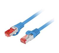 Lanberg PCF6-10CU-0100-B câble de réseau Bleu 1 m Cat6 S/FTP (S-STP)