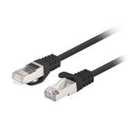 Lanberg PCF6-20CC-0050-BK câble de réseau Noir 0,5 m Cat6 F/UTP (FTP)