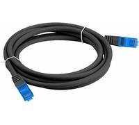Lanberg PCF6A-10CC-0300-BK LANBERG PATCHCORD CAT.6A S/FTP LSZH CCA 3M SCHWARZ FLUKE ZER