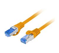Lanberg PCF6A-10CC câble de réseau Orange 1,5 m Cat6a S/FTP (S-STP)
