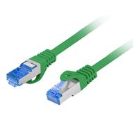 Lanberg PCF6A-10CC câble de réseau Vert 1,5 m Cat6a S/FTP (S-STP)
