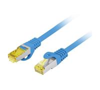 Lanberg PCF6A-10CU câble de réseau Bleu 0,5 m Cat6a S/FTP (S-STP)