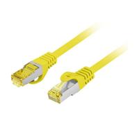 Lanberg PCF6A-10CU câble de réseau Jaune 0,5 m Cat6a S/FTP (S-STP)