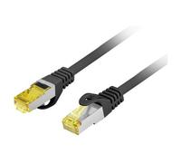Lanberg PCF6A-10CU câble de réseau Noir 15 m Cat6a S/FTP (S-STP)