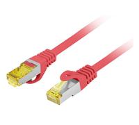 Lanberg PCF6A-10CU câble de réseau Rouge 2 m Cat6a S/FTP (S-STP)
