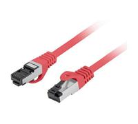 Lanberg PCF8-10CU-0200-R câble de réseau Rouge 2 m Cat8.1 S/FTP (S-STP)