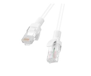 Lanberg PCU5-10CC-0300-W câble de réseau Blanc 3 m Cat5e U/UTP (UTP)