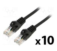 LANBERG PCU5-20CC-0100-BK Patch cord